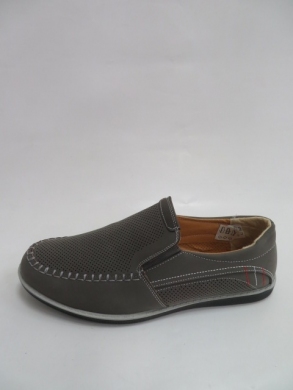 Mokasyny męskie (41-46) E1959-3 GREY