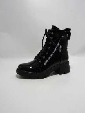 Botki damskie ocieplane na obcasie (36-41) SA3019-20 BLACK