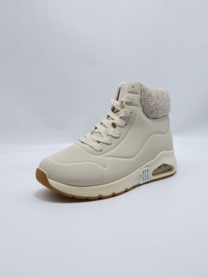 Botki damskie ocieplane na płaskim (36-41) S112-4 BEIGE