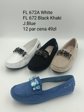 Mokasyny damskie na płaskim (36-41) FL672A JBLUE