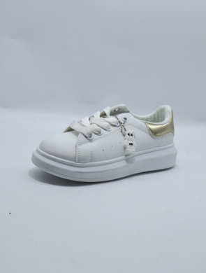 Buty sportowe damskie na płaskim (36-41) 304-5 WH/CHAM