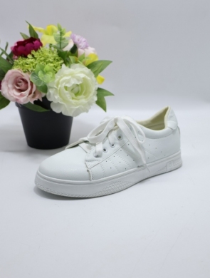 Buty sportowe damskie na płaskim (36-41) 913 WHITE