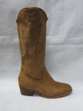 Kozaki damskie na płaskim (36-41) E816 CAMEL