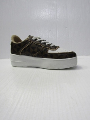Buty sportowe damskie na płaskim (36-41) 8-23 BROWN