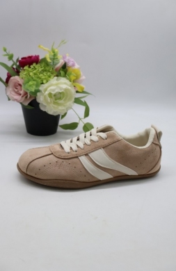 Buty sportowe damskie na płaskim (36-41) EV-517 KHAKI