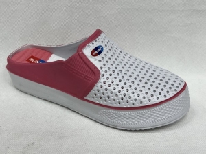 Klapki damskie na płaskim (37-41) H372 LBLUE/GREEN/PINK