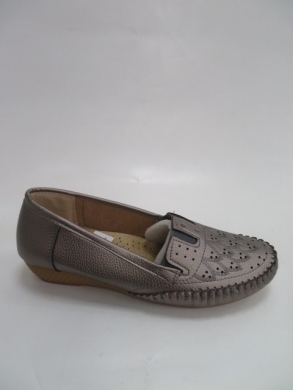 Półbuty damskie na płaskim (36-41) J5-20 SILVER