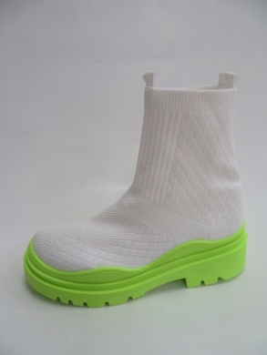 Botki damskie jesienne na koturnie (36-41) 88-36 GREEN
