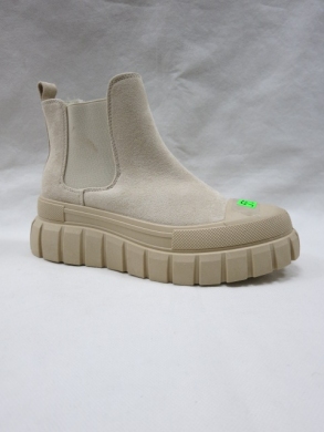 Botki damskie na płaskim (36-41) 3921-1 BEIGE