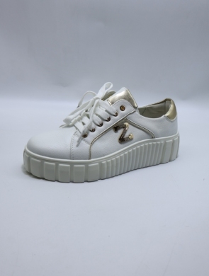 Buty sportowe damskie na płaskim (36-41) 6250-2 WHITE