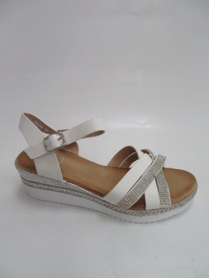 Sandały damskie na koturnie (36-41) AJX-319 WHITE