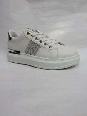 Buty sportowe damskie na płaskim (36-41) R180 SILVER