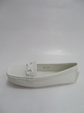Mokasyny damskie na płaskim (36-41) JA-5 WHITE