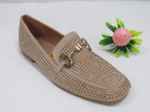 Mokasyny damskie na płaskim (36-41) 333-188 BEIGE
