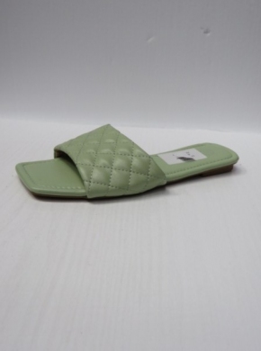 Klapki damskie na płaskim (36-41) LS-86 GREEN