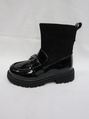 Botki dziewczęce ocieplane (31-36) 8922C BLACK