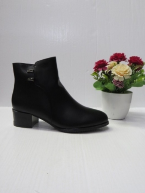 Botki damskie ocieplane na obcasie (36-41) X3709 BLACK