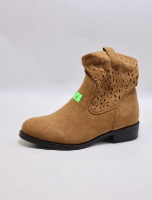 Botki damskie na płaskim (36-41) 7253-5 CAMEL