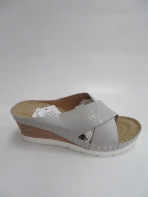 Klapki damskie na koturnie (36-41) N21-693 GREY