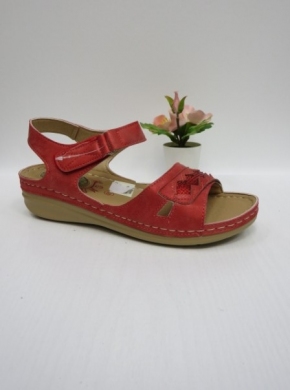 Sandały damskie na koturnie (36-41) KS8-522 RED