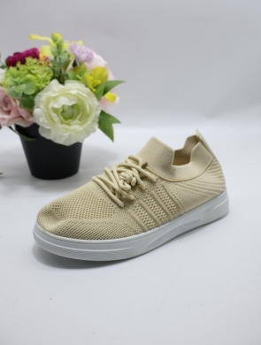 Buty sportowe damskie na płaskim (37-41) 2847 LBEIGE