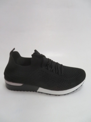 Buty sportowe damskie na płaskim (36-41) BB176 BLACK