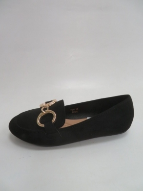 Mokasyny damskie na płaskim (36-41) 7377 BLACK