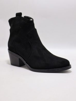 Botki damskie na obcasie (36-41) H253 BLACK