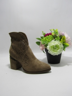 Botki damskie na obcasie (36-41) H2321-3 COFFE
