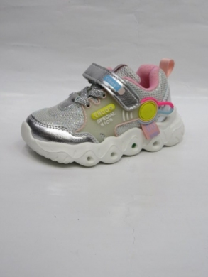 Buty sportowe dziewczęce (21-26) E128 SILVER