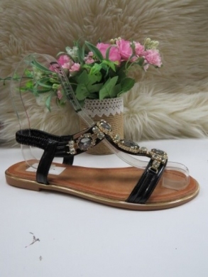 Sandały damskie na płaskim (36-41) SF-81 BLACK