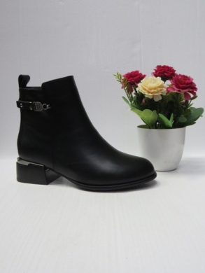 Botki damskie ocieplane na obcasie (36-41) X-6632-2A-1 BLACK