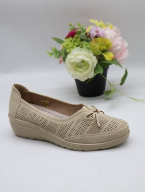Półbuty damskie na koturnie (37-42) C962 BEIGE