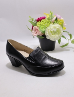 Półbuty damskie na obcasie (36-41) Q7111-1 BLACK