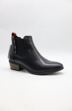 Botki damskie ocieplane na obcasie (36-41) 8040-1 BLACK