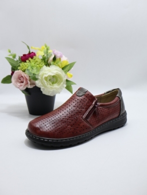 Półbuty damskie na płaskim (36-41) 22T46-6 RED