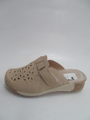 Klapki damskie na koturnie (39-43) DJ6-13 KHAKI