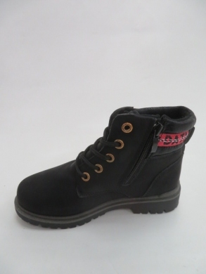 Botki chłopięce ocieplane (30-35) ATX-2533 BLACK