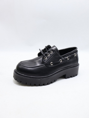 Mokasyny damskie na płaskim (36-41) 68332 BLACK