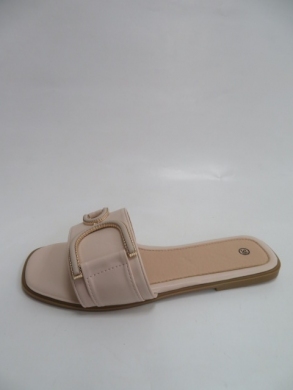 Klapki damskie na płaskim (36-41) CK220 BEIGE