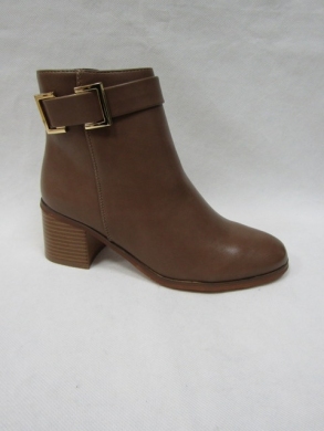 Botki damskie ocieplane na obcasie (36-41) DA69 KHAKI