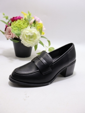 Półbuty damskie na obcasie (36-41) CHC366 BLACK