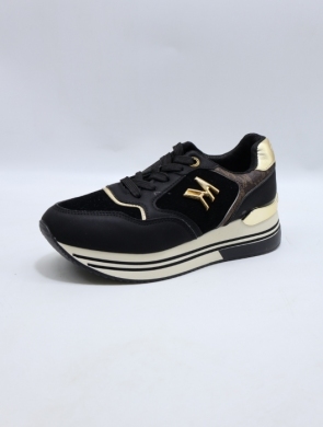 Buty sportowe damskie na płaskim (36-41) WW-229 BLACK