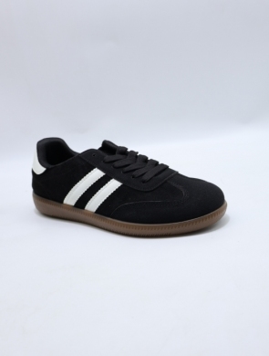 Buty sportowe damskie na płaskim (36-41) 77663-1 BLACK
