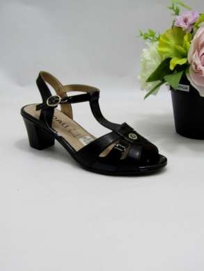 Sandały damskie na obcasie (36-41) 775-1 BLACK