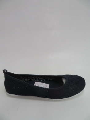 Baleriny damskie na płaskim (36-41) 19036 NAVY
