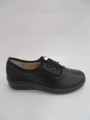 Półbuty damskie na płaskim (36-42) 8328-1 BLACK