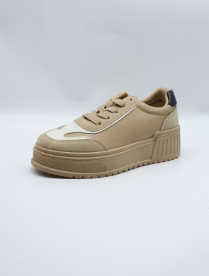 Buty sportowe damskie na płaskim (36-41) VL178 KHAKI