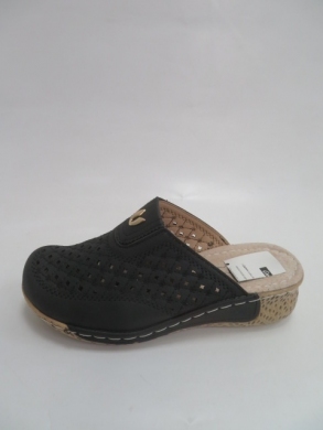 Klapki damskie na koturnie (36-41) J6-10 BLACK