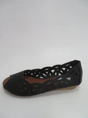Baleriny damskie na płaskim (36-41) LU-33 BLACK